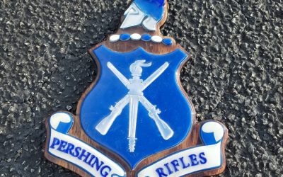 Pershing Rifle Crest 12in