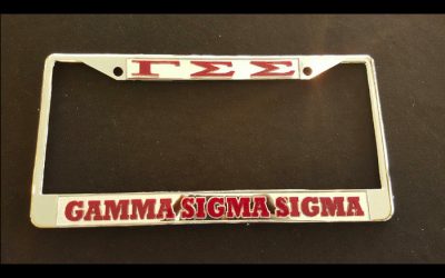 Gamma Sigma Sigma Mirror Back Frame