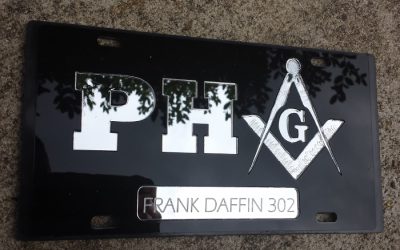 Customizeable Prince Hall Front Plate