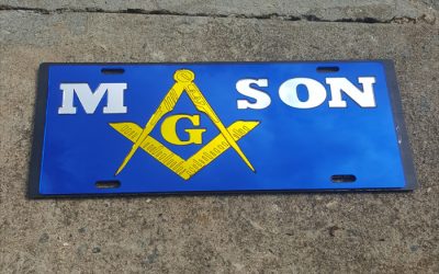 Clear Mason Front Plate with Gold G Prince