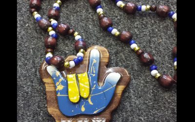 Kappa Kappa Psi Hand Sign With Letters Tiki