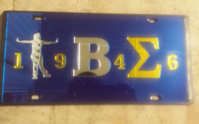 Tau Beta Sigma Mirror Front License Throwing T’s 1946