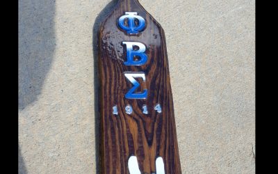 Phi Beta Sigma Paddle