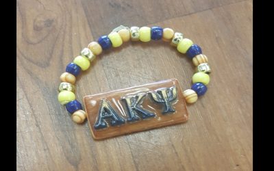 Alpha Kappa Psi Wooden Bracelet