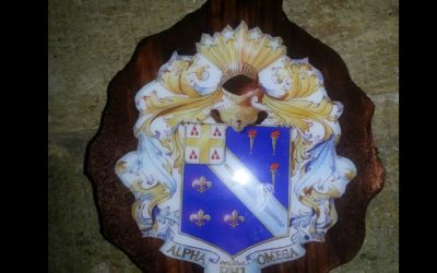 Alpha Phi Omega Crest Tiki