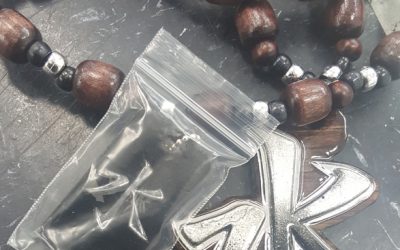 Men of New Water tiki and dogtag