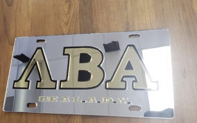 Lambda Beta Alpha Front Plate