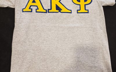 Alpha Kappa Psi Navy Grey Glitter Shirt