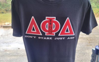 Delta Phi Delta T-Shirt ‘Don’t Stare Just Ask’