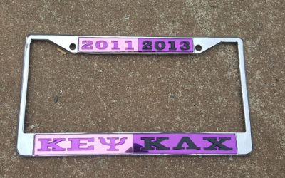 Kappa Lambda Chi Split Back Tag