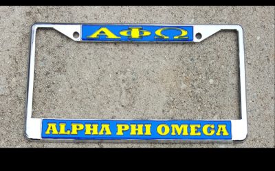 Alpha Phi Omega Back Tag