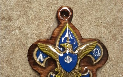 Alpha Phi Omega Eagle Leaf Tiki