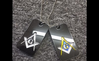 Masonic Dog Tags 2 For $18