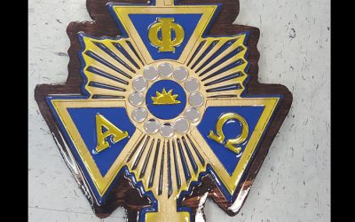 Alpha Phi Omega Wall Pin