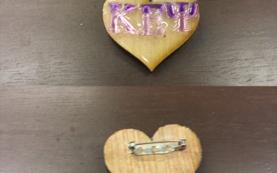 Kappa Epsilon Psi Heart Pins | Keychains 2 for $18