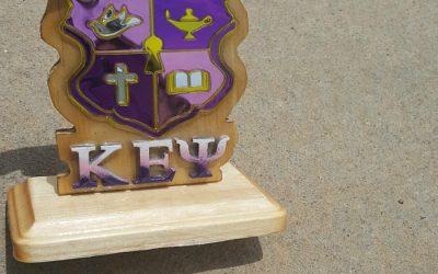 Kappa Epsilon Psi Mirror Desk Plaque