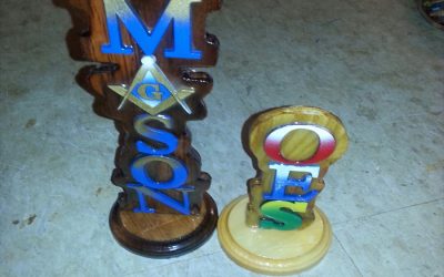 Masonic | OES Desk Plaque Letters