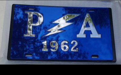 Pershing Angels Blue Front Plate