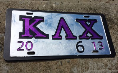 Kappa Lambda Chi License Plate