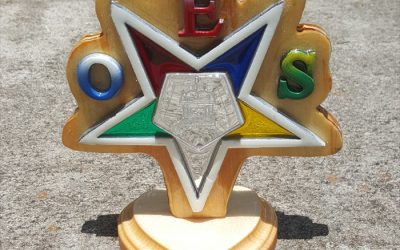 OES Full Star Desk Plaque