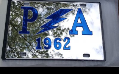 Pershing Angels Silver Front Plate