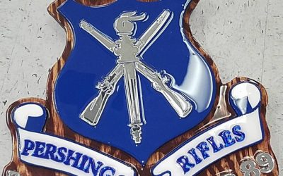 Pershing Rifle Crest With Name
