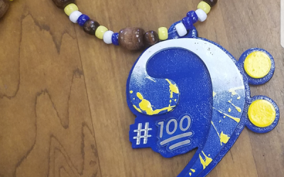 Kappa Kappa Psi Painted Bass Clef Emoji