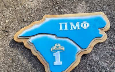 Pi Mu Phi Wall State Plaque
